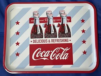Amazon.co.jp: コカコーラ POPなアメリカン風トレイ 樹脂製